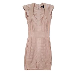 French Connection Blush Bandage Dress